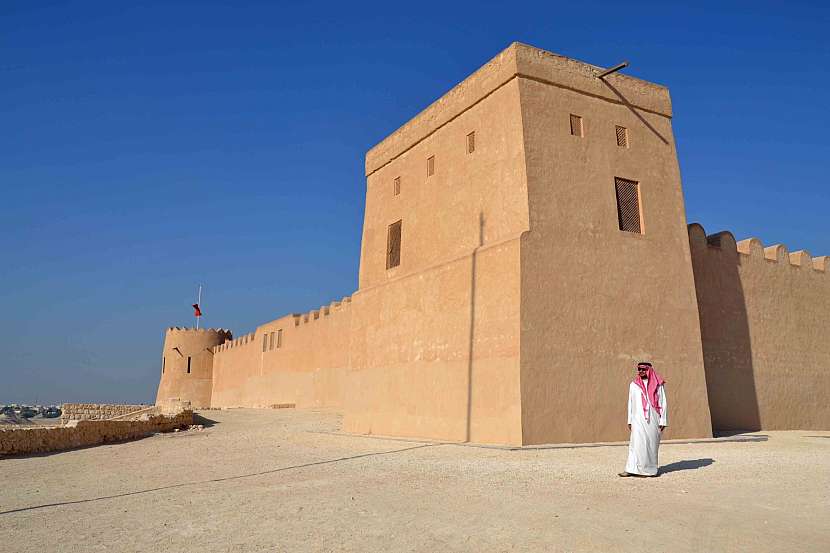 Pevnost Šejka Salmana Bin Ahmeda Al Fateha  الرفاع v Rifě z 19.století