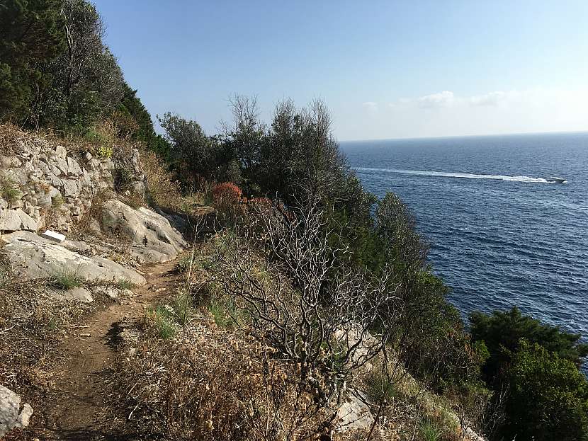 Turistická stezka na Capri