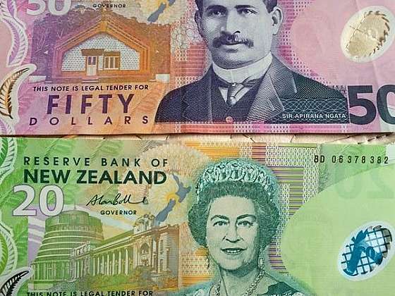 Novozélandský dolar, NZD - 1 NZD je asi 17,64 Kč