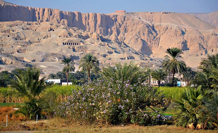 Údolí řeky Nil.