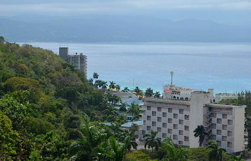 Hotelové komplexy v Montego Bay.