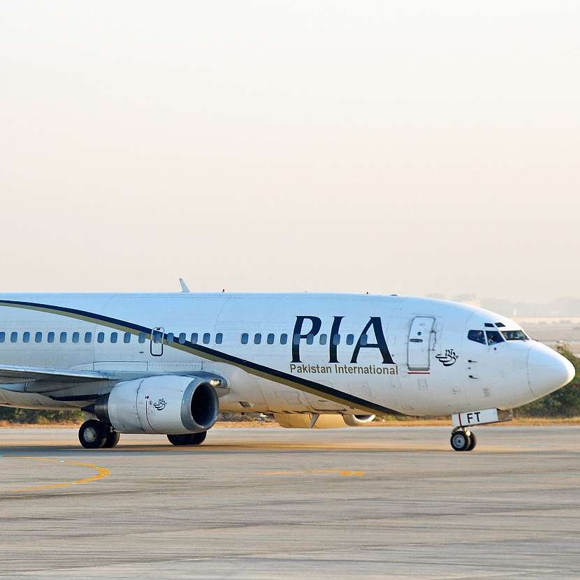 Státní pákistánská letecká společnost PIA.