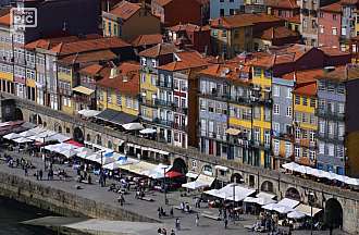 Historická část Porta - čtvrť Ribeira