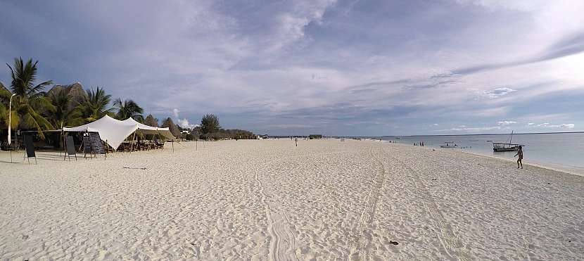 Pláž Kendwa - jedna z nejkrásnějších pláží na Zanzibaru