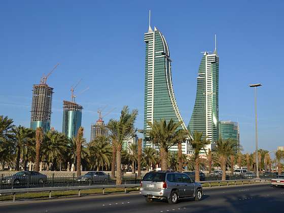 Pohled na Bahrain Financial Harbour