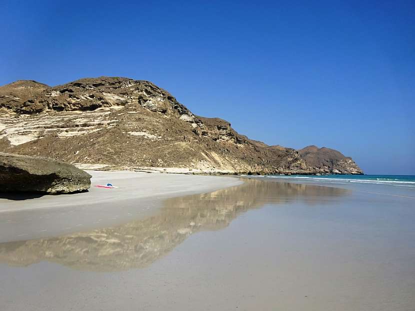 Sultanát Omán - Mughsail pláž