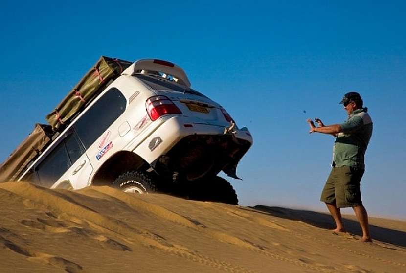 Adrenalinová jazda v púšti Namib