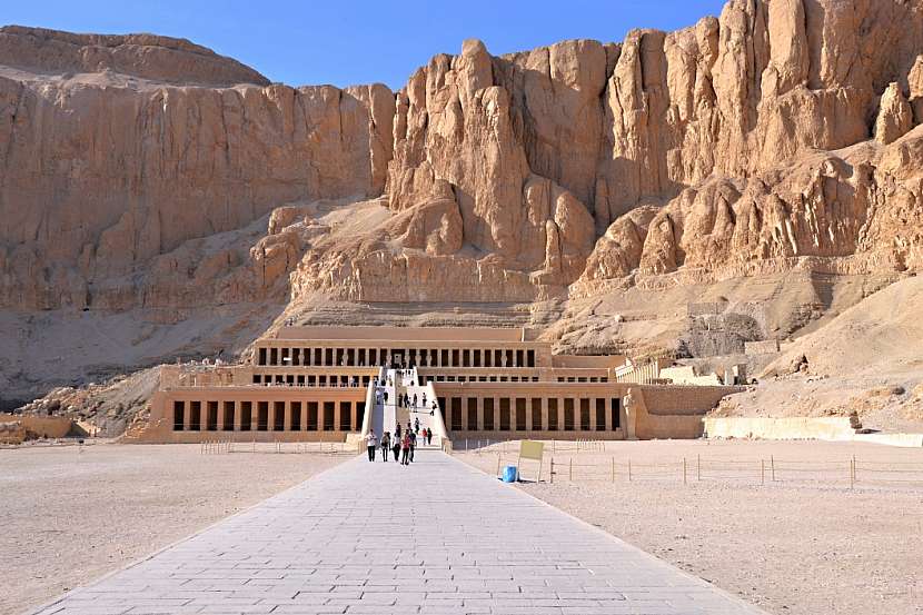 Chrám královny Hatšepsut.