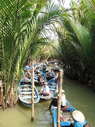 kanál v deltě Mekongu