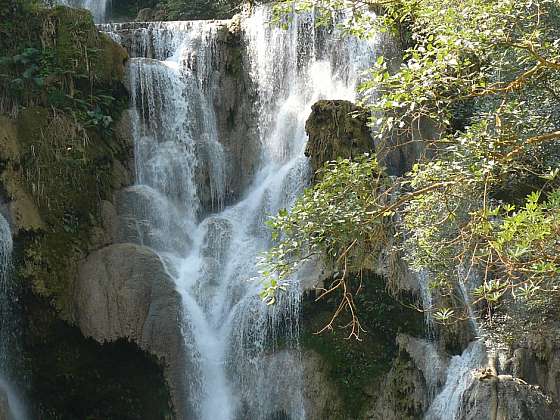 Mentolové vodopády Kouang Si