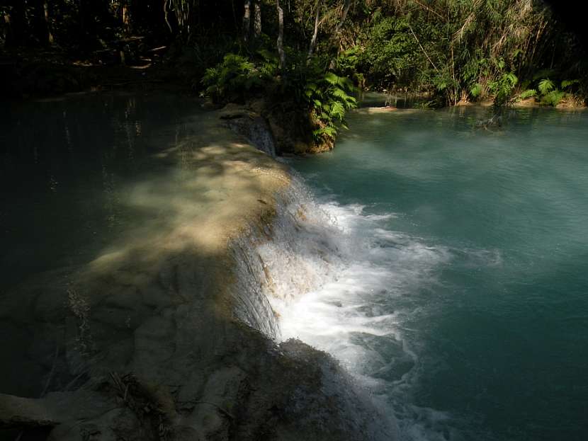Mentolové vodopády Kouang Si