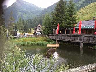 Rodinný výlet za rybařením v údolí Sölktal