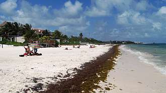 pláž Puerto Morelos