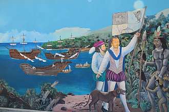 Discovery Bay - zátoka, kde se poprvé vylodil Kryštof Kolumbus na Jamajce.