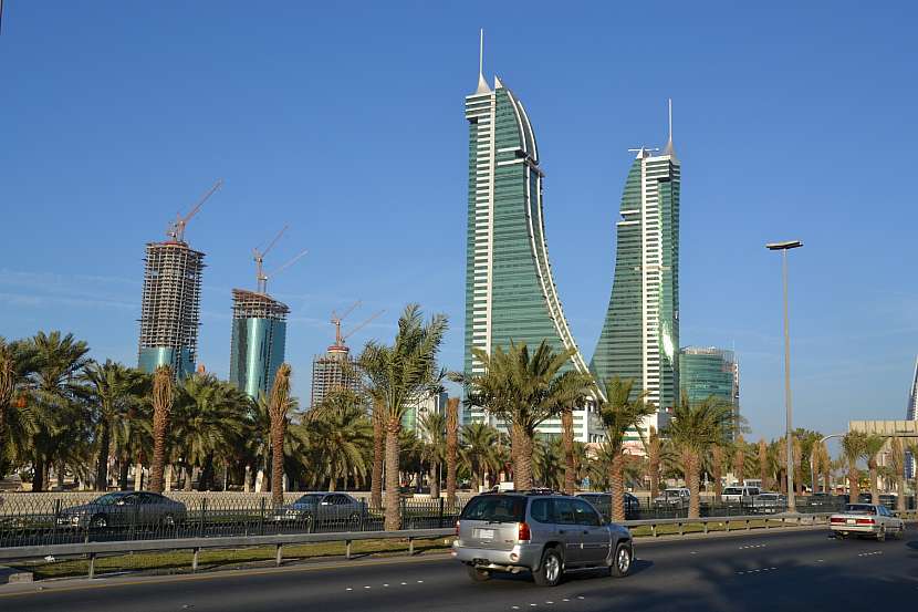 Pohled na Bahrain Financial Harbour